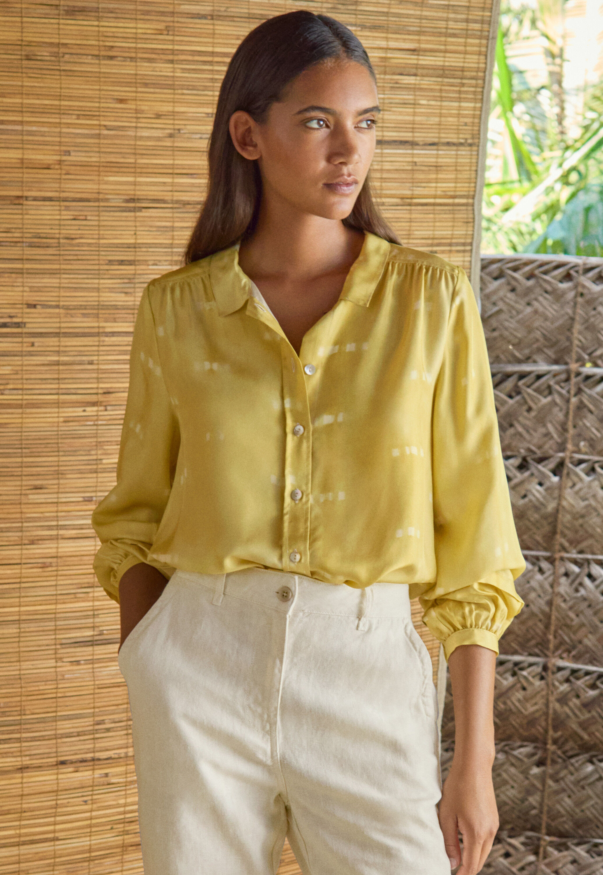 Bedruckte Bluse