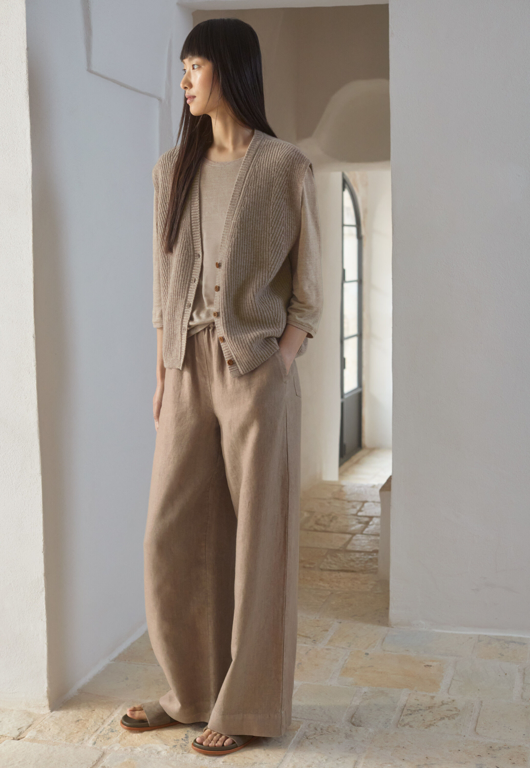 &Auml;rmelloser Cardigan