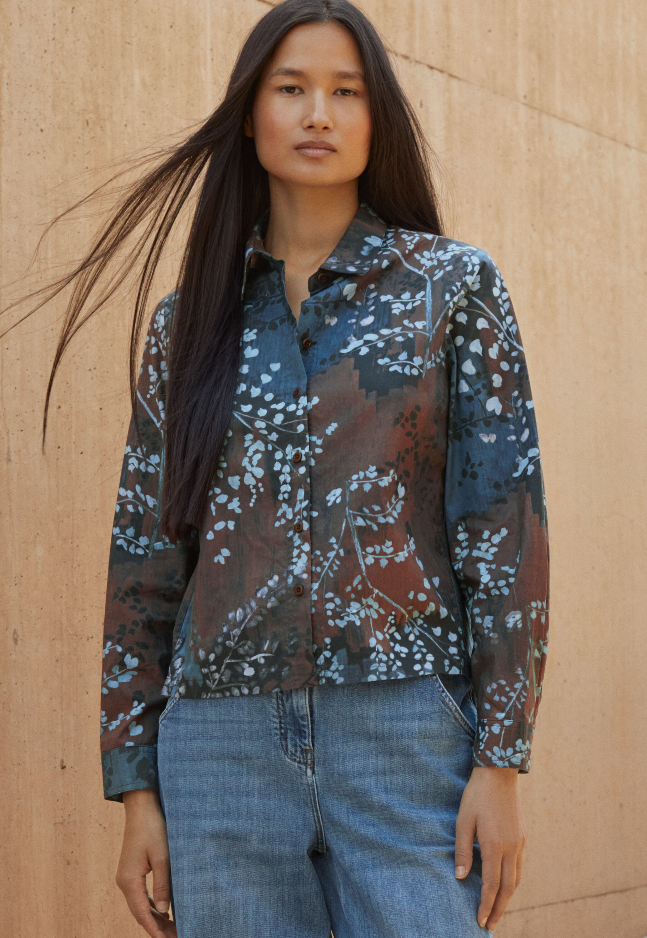 Bedruckte Bluse
