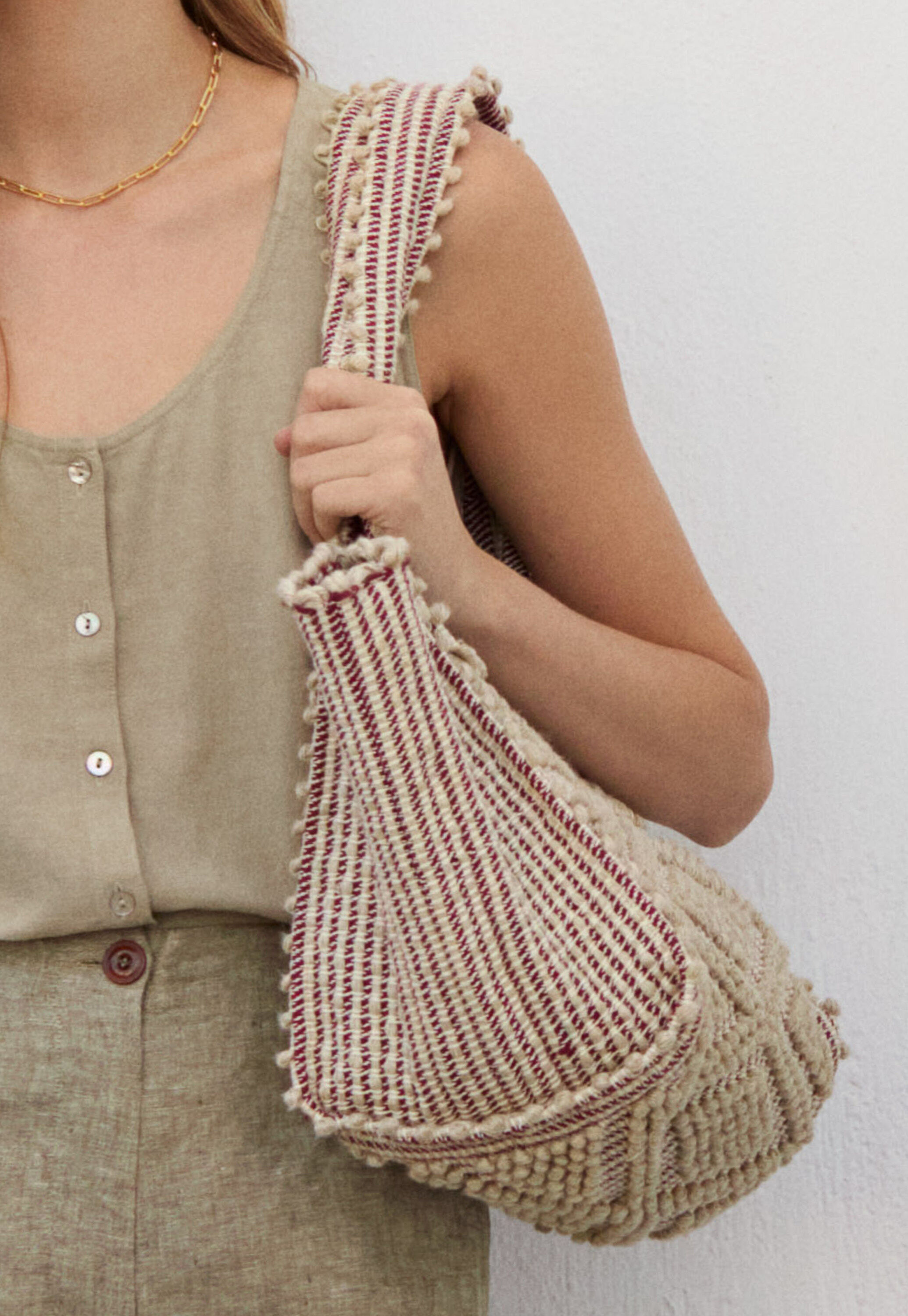 Gekn&uuml;pfte Tasche
