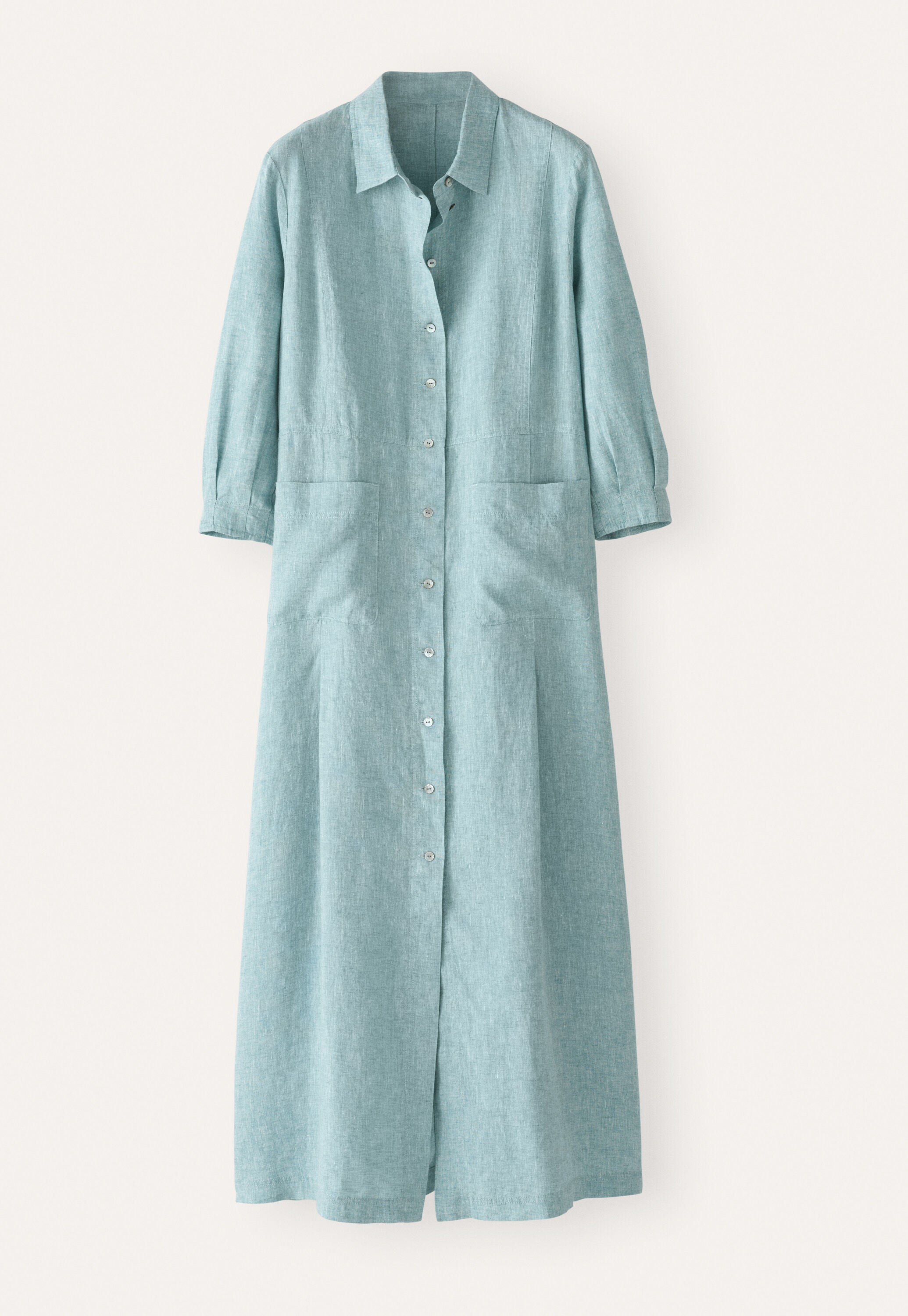 Maxikleid mit Knopfleiste