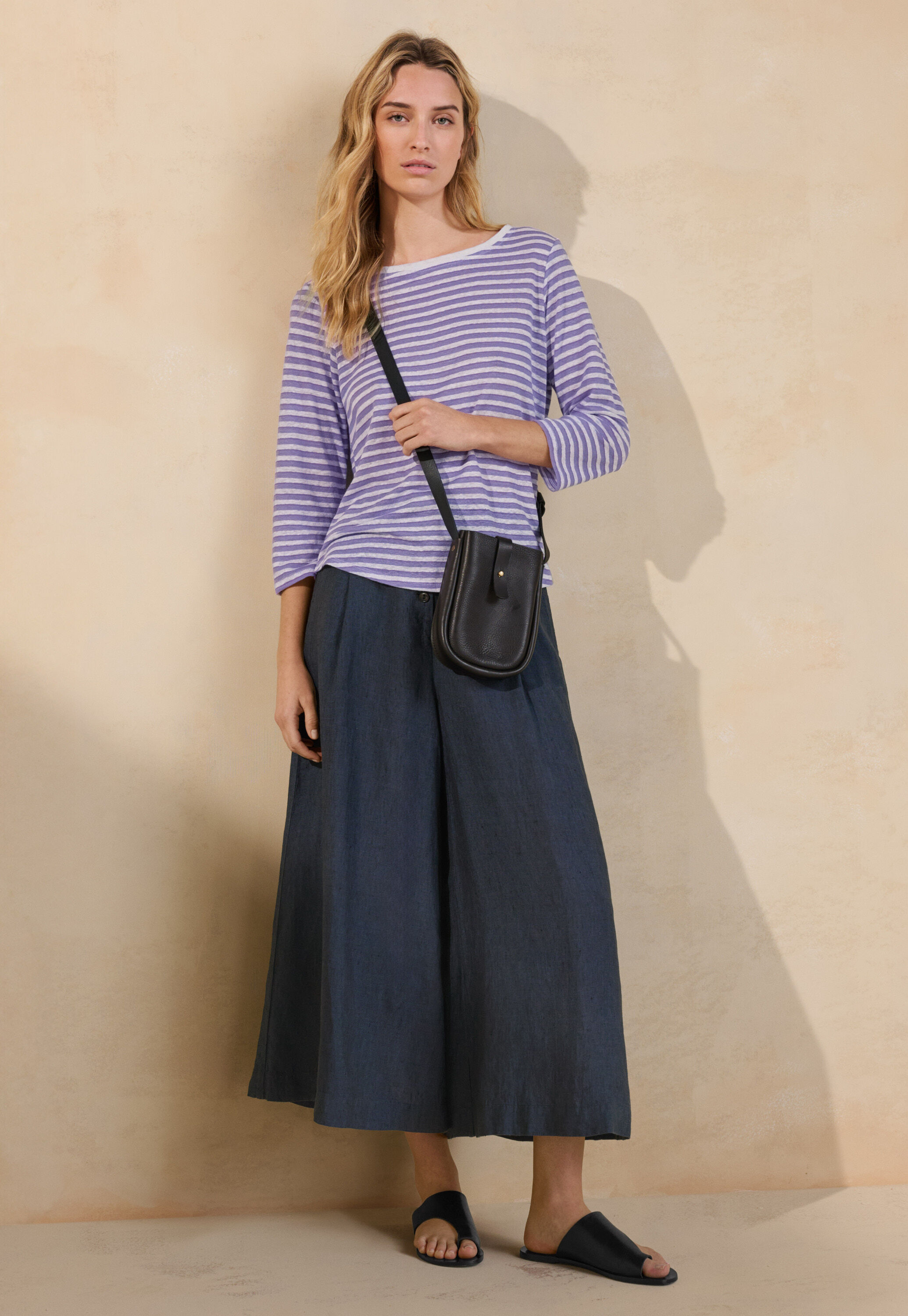 Culotte mit Faltenfront