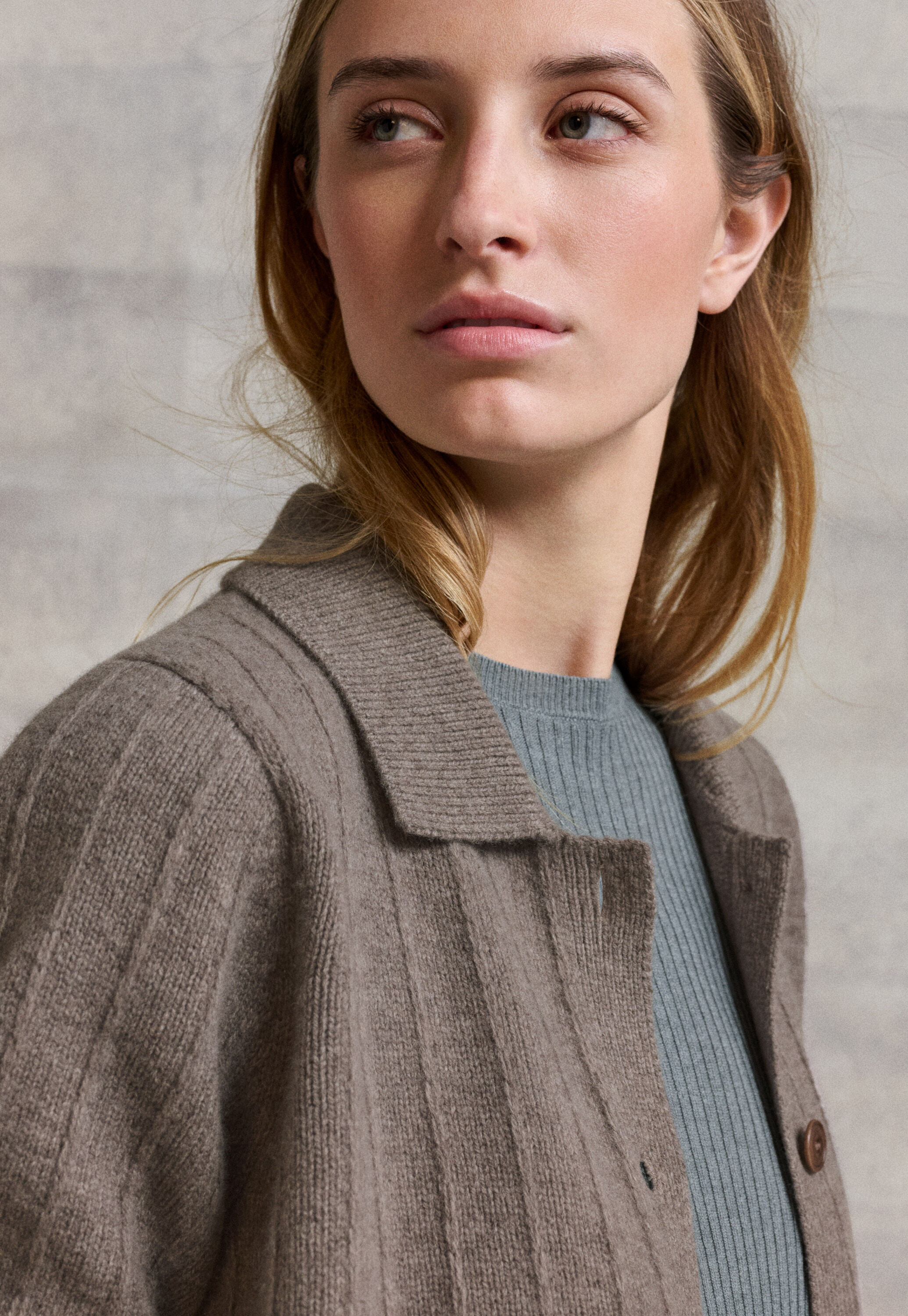 Cardigan mit Kragen