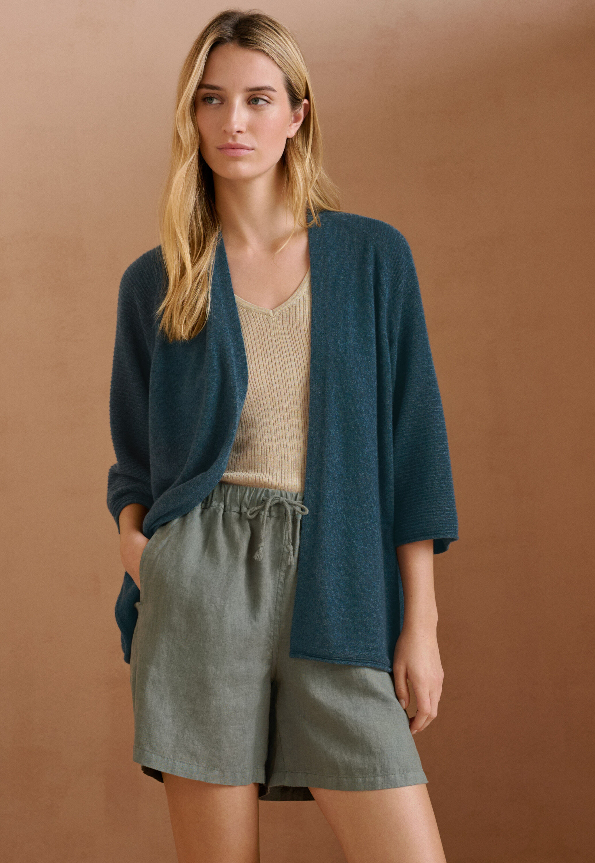 Cardigan im Kimono-Stil