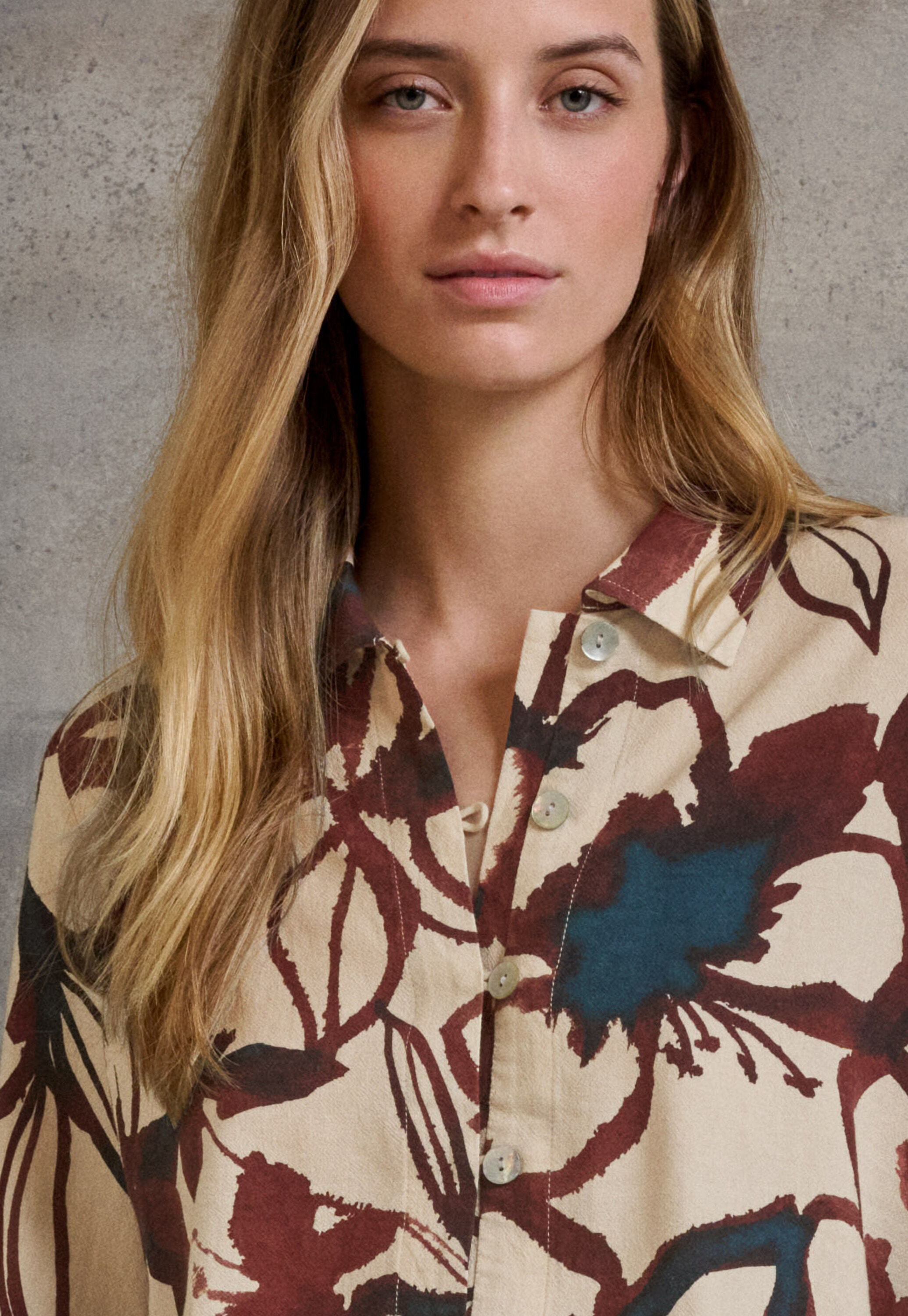Bedruckte Bluse