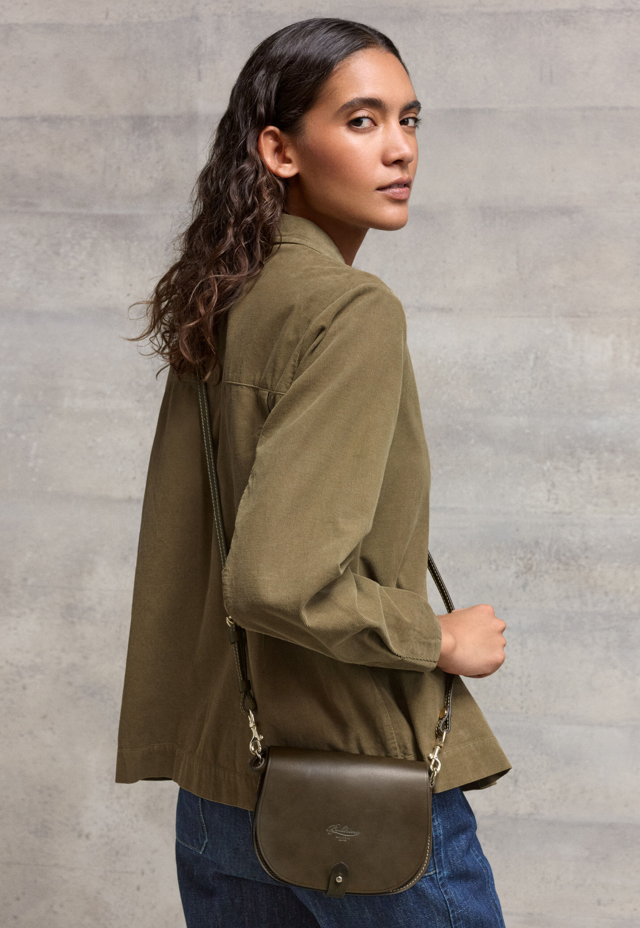 Bluse mit Biesenfront