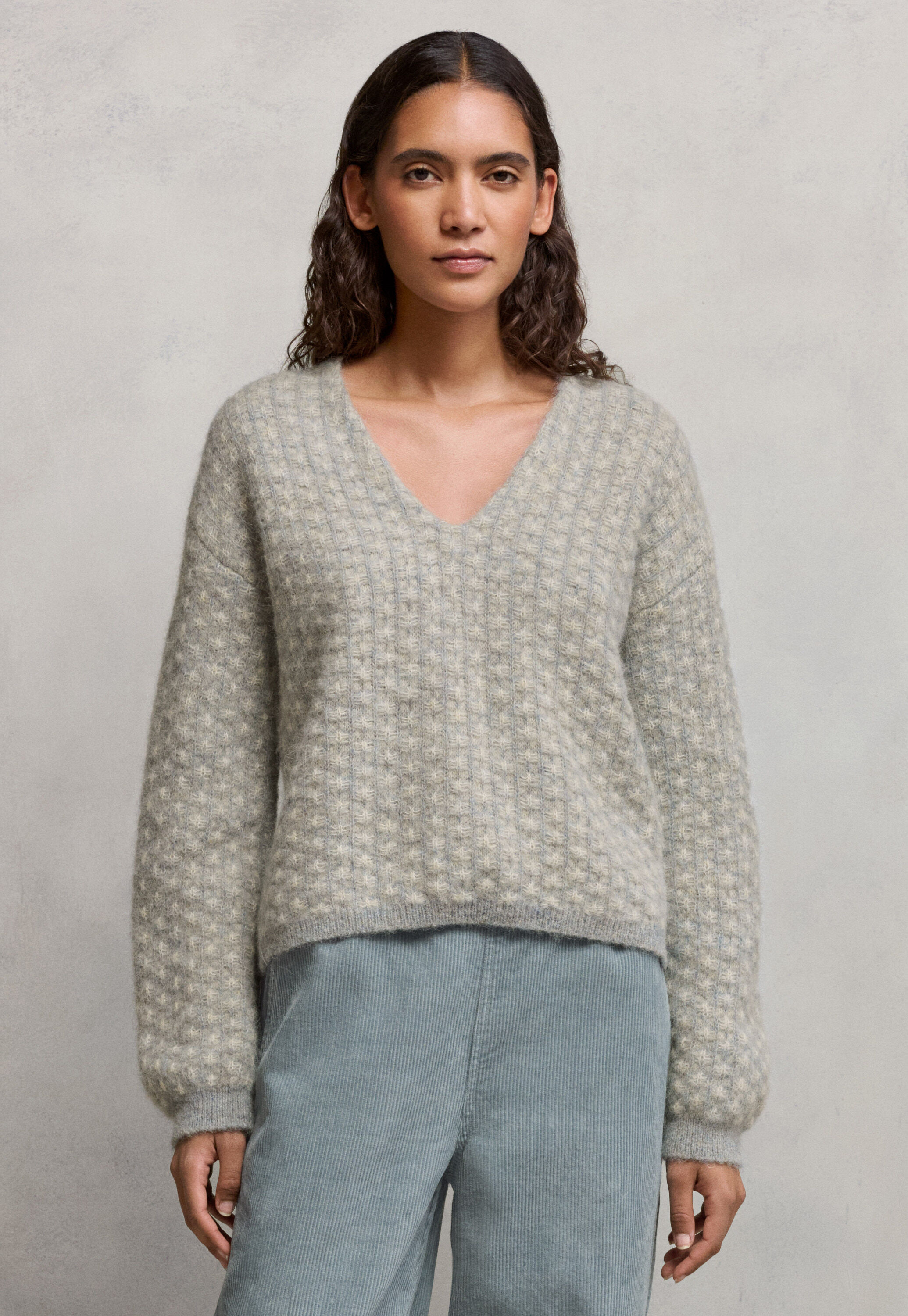 Gemusterter Pullover