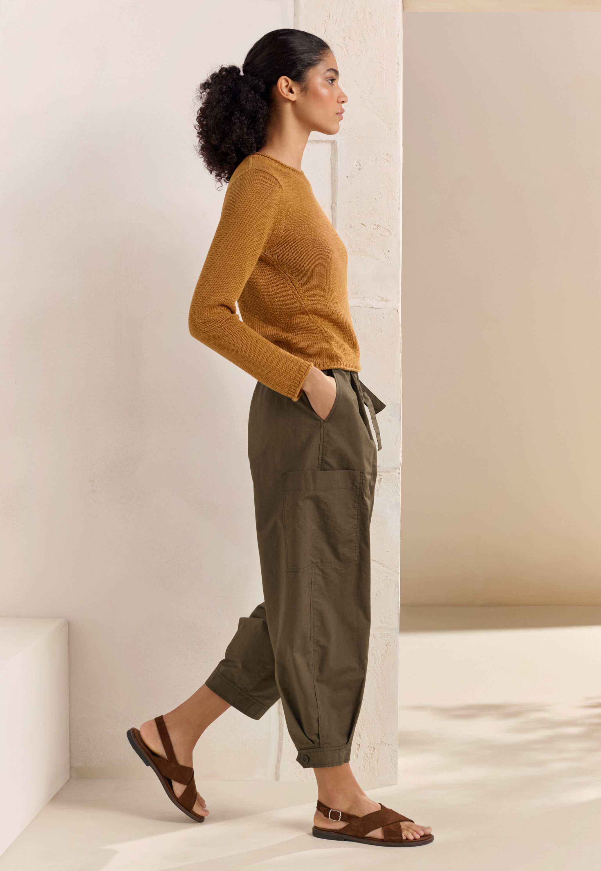 Lang&auml;rmeliger Pullover