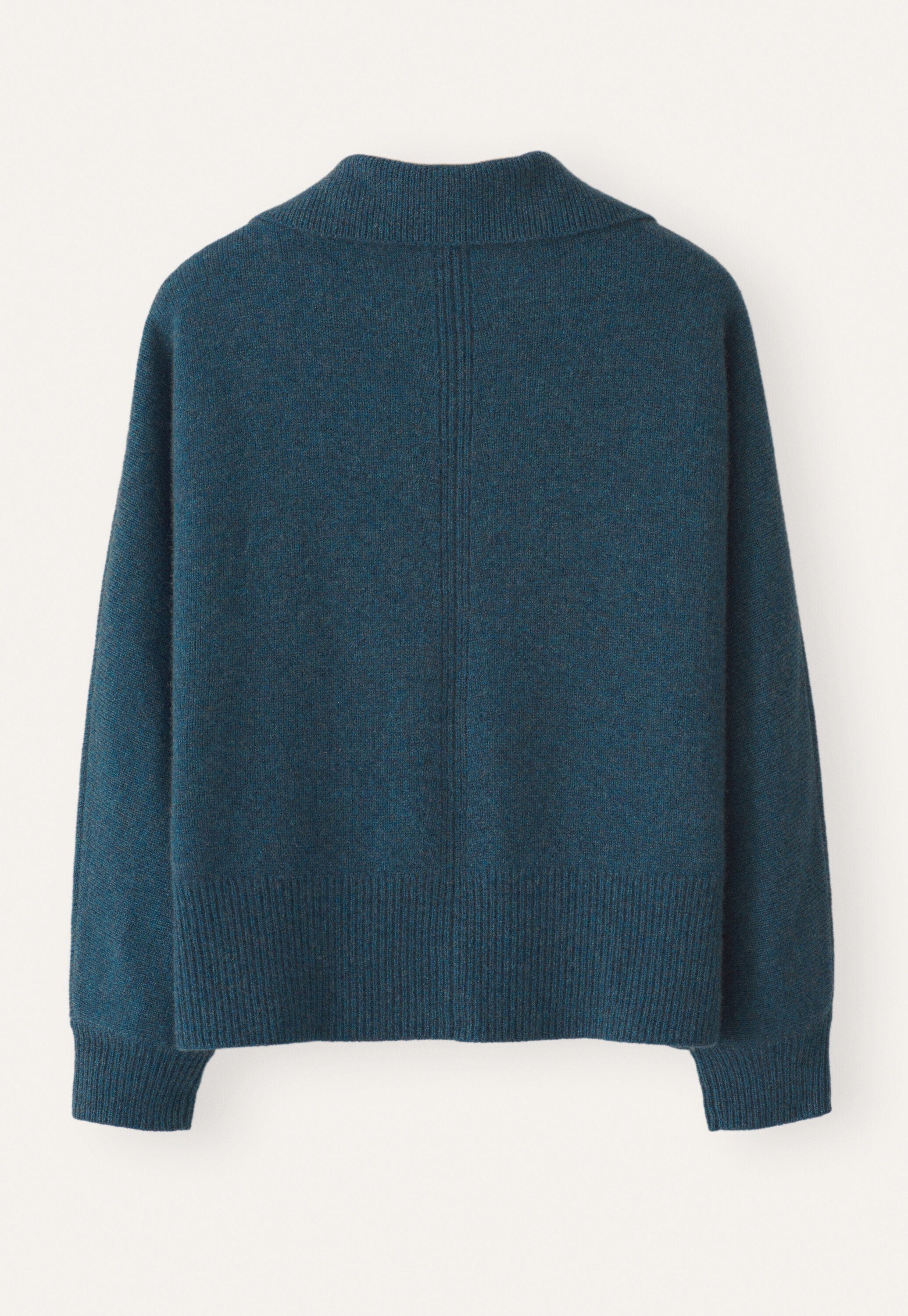 Cardigan mit Trichterkragen