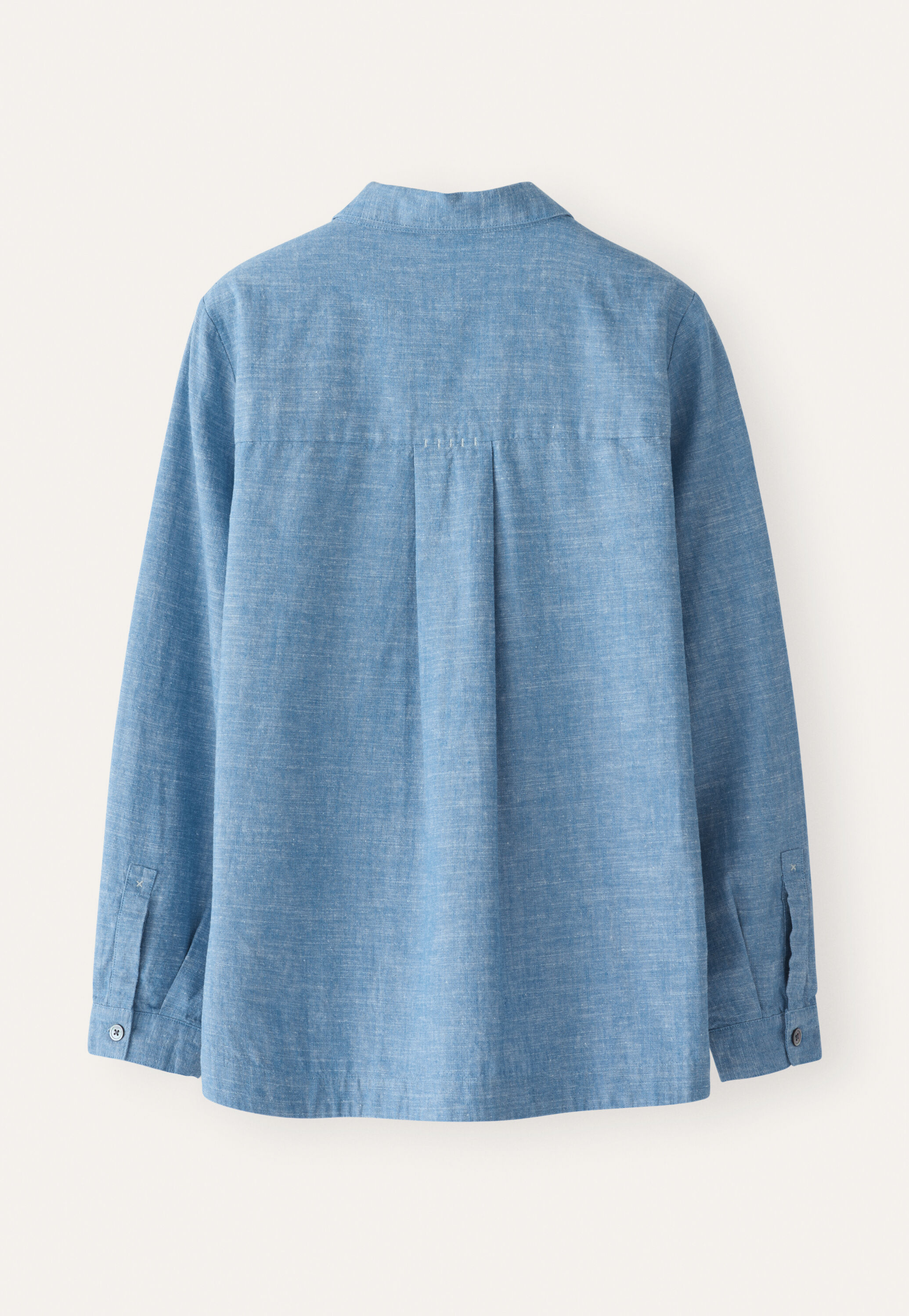 Overshirt mit geschwungenem Saum
