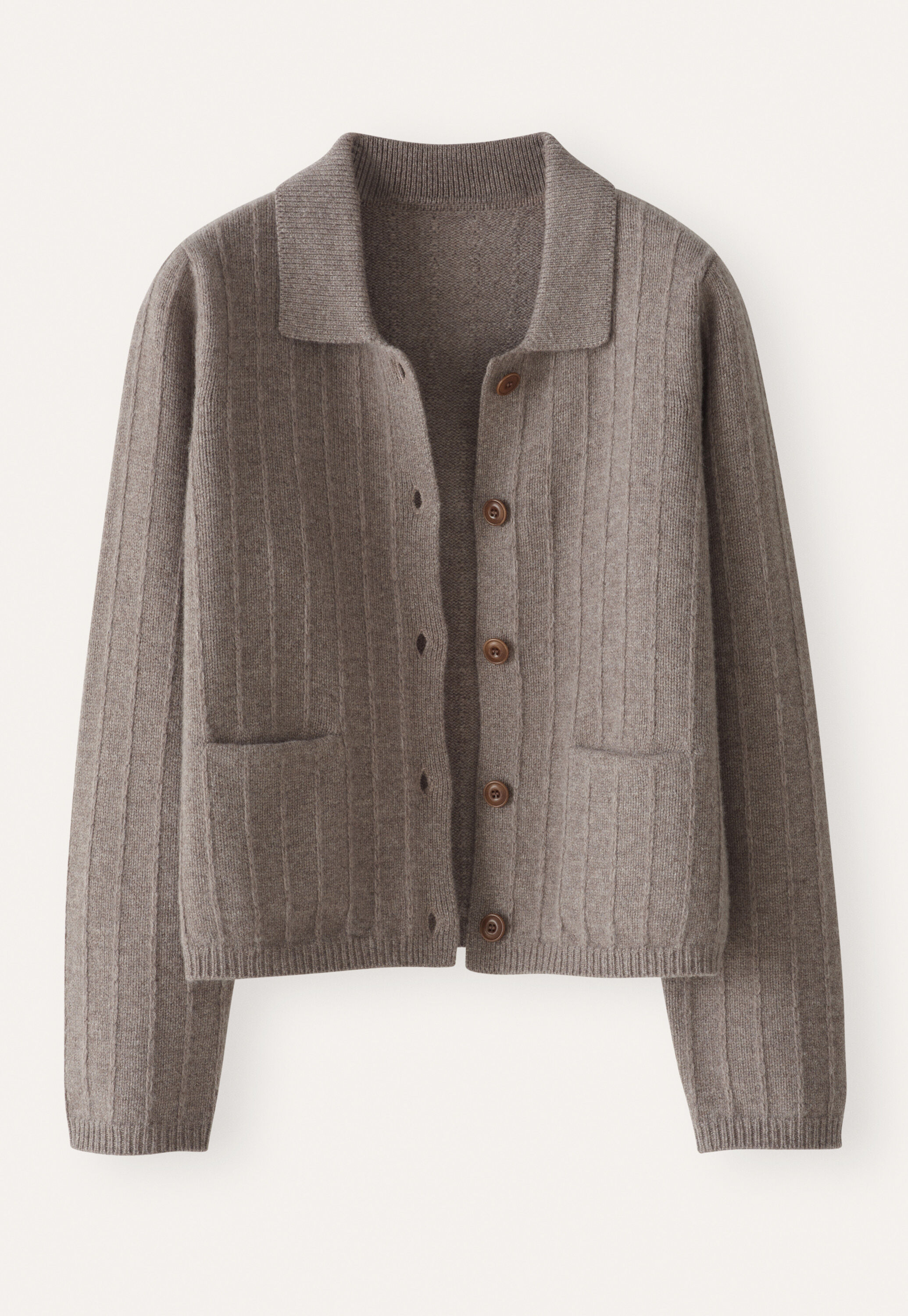 Cardigan mit Kragen
