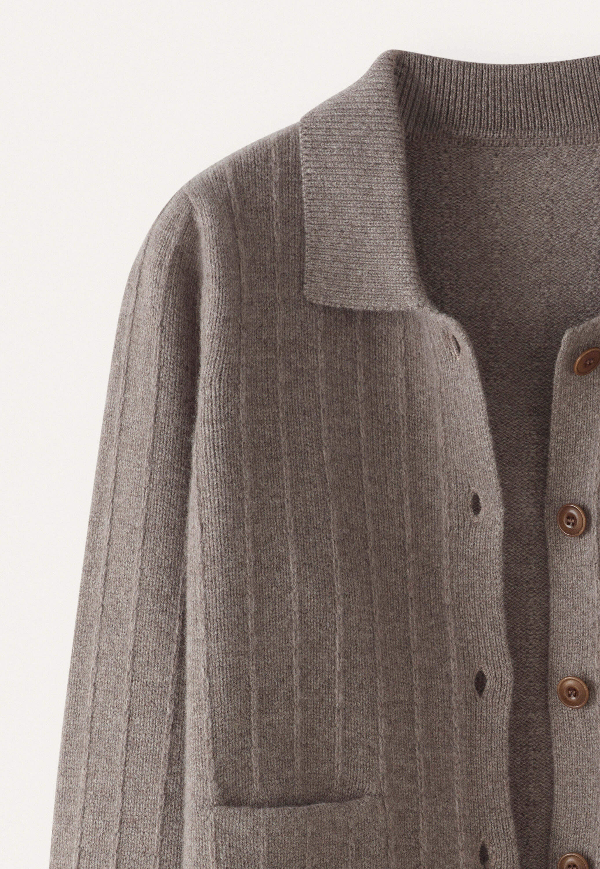 Cardigan mit Kragen