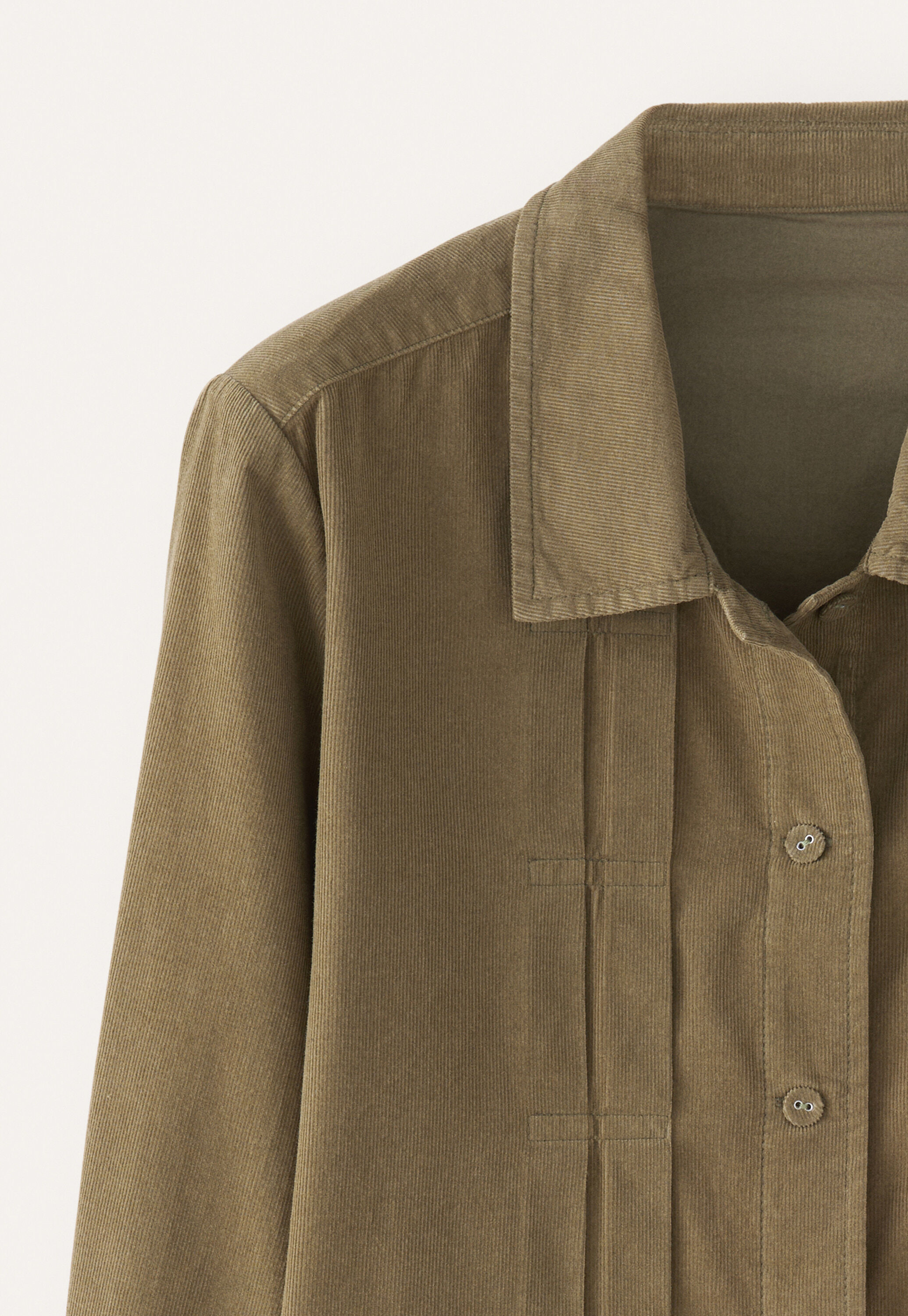 Bluse mit Biesenfront