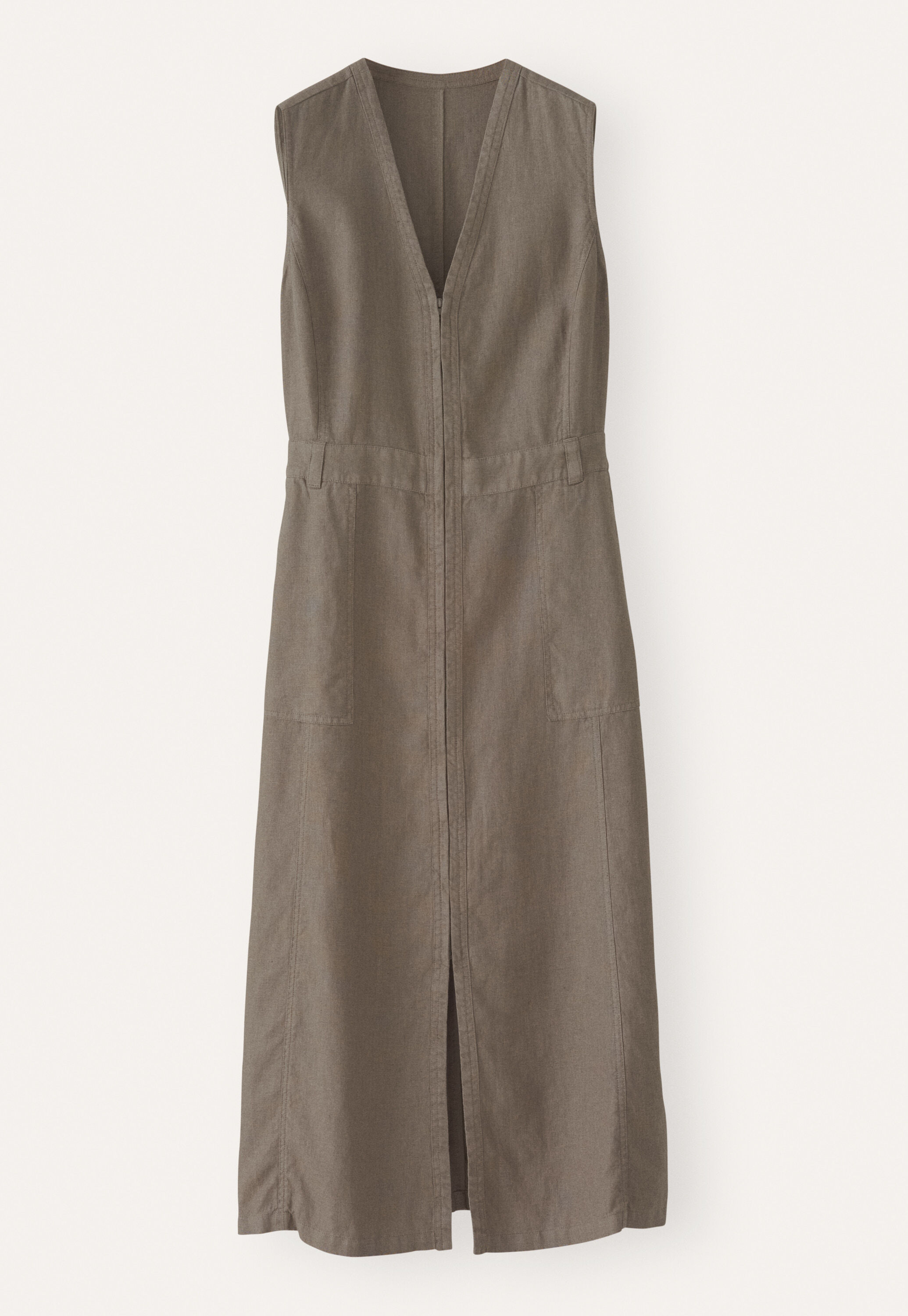 &Auml;rmelloses Kleid mit Rei&szlig;verschluss