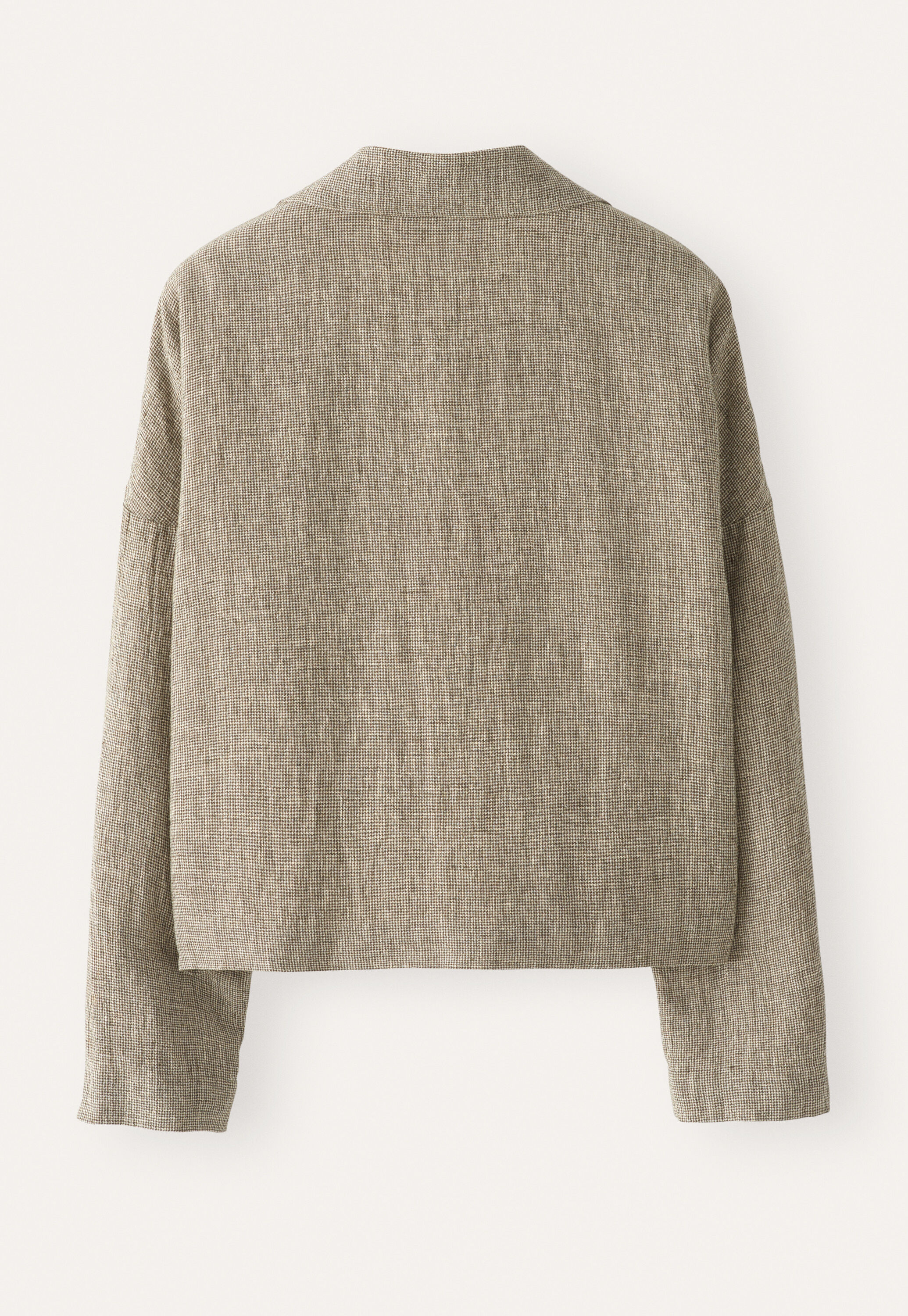 Jacke mit breitem Kragen