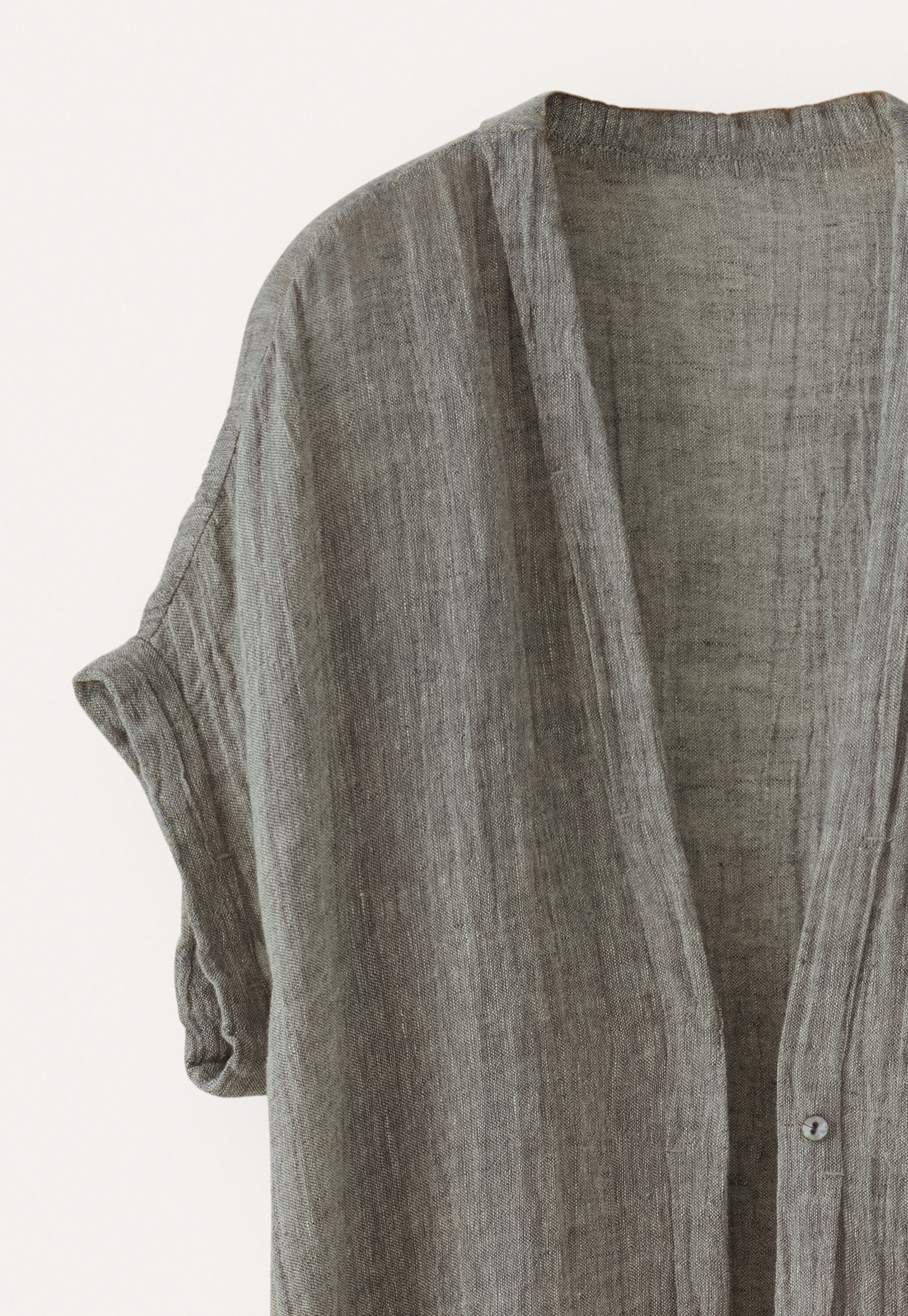 Verschlusslose Jacke