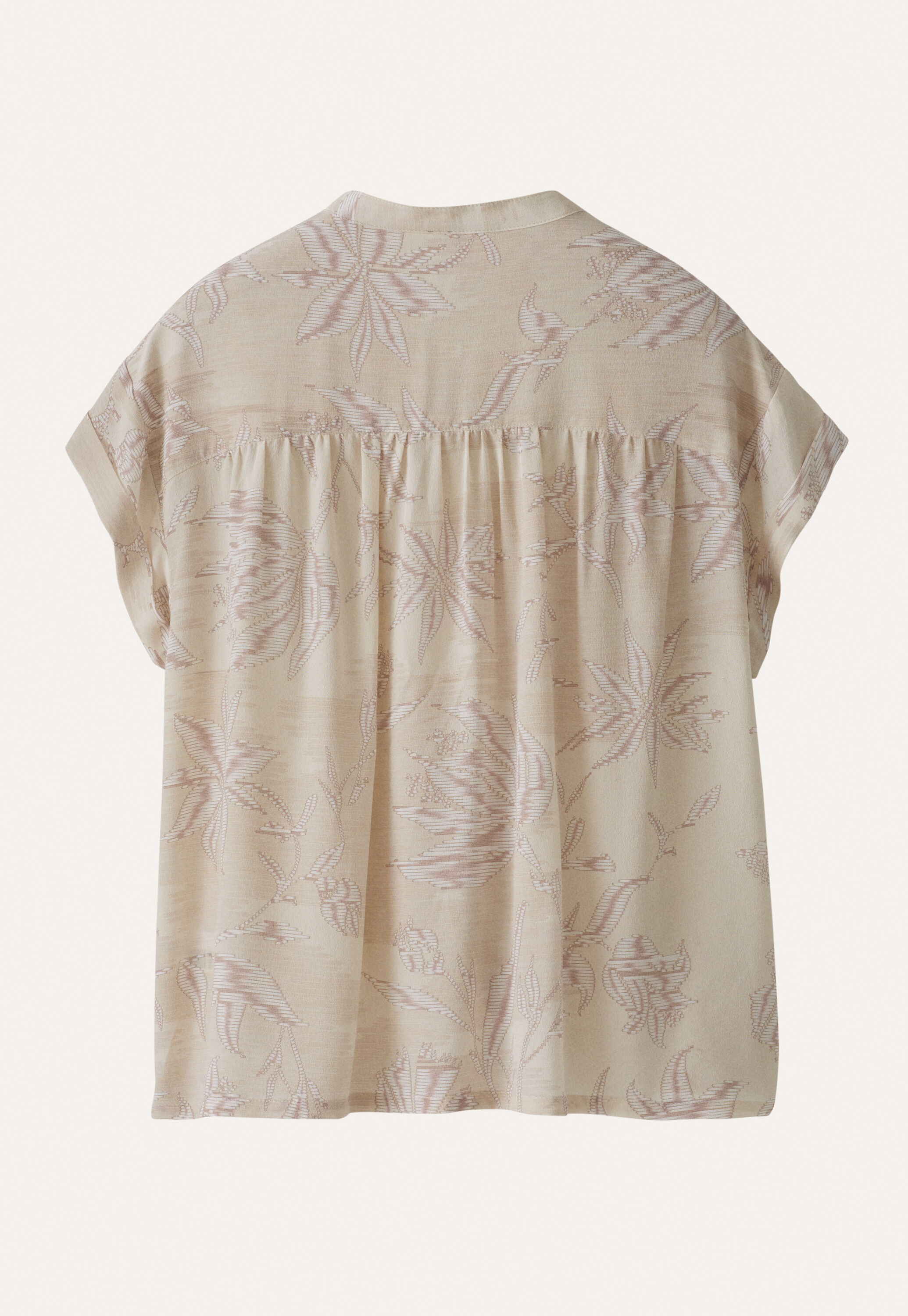 Bedruckte kastige Bluse