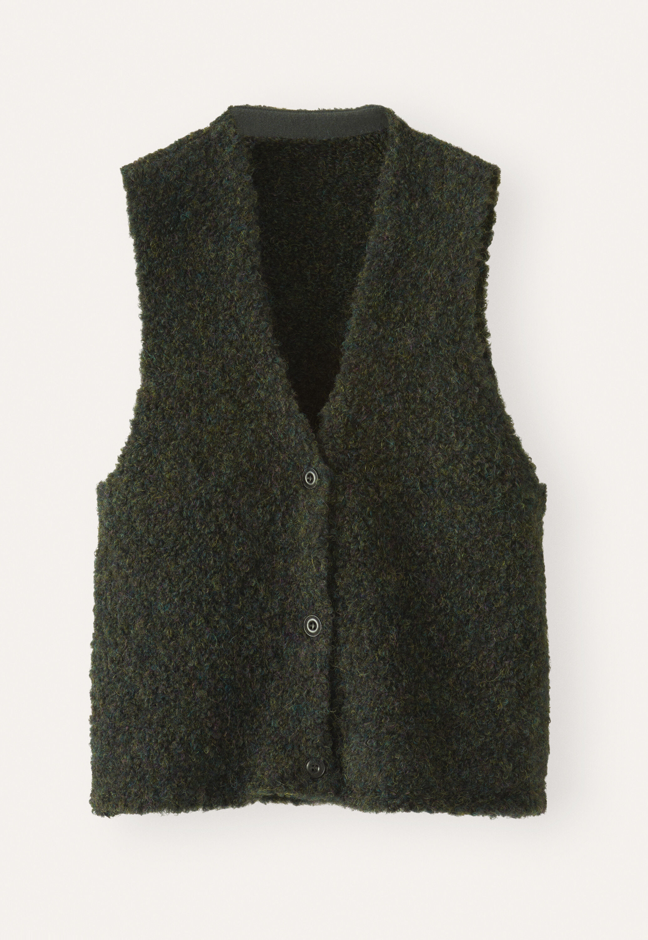 Boucl&eacute;-Strickweste