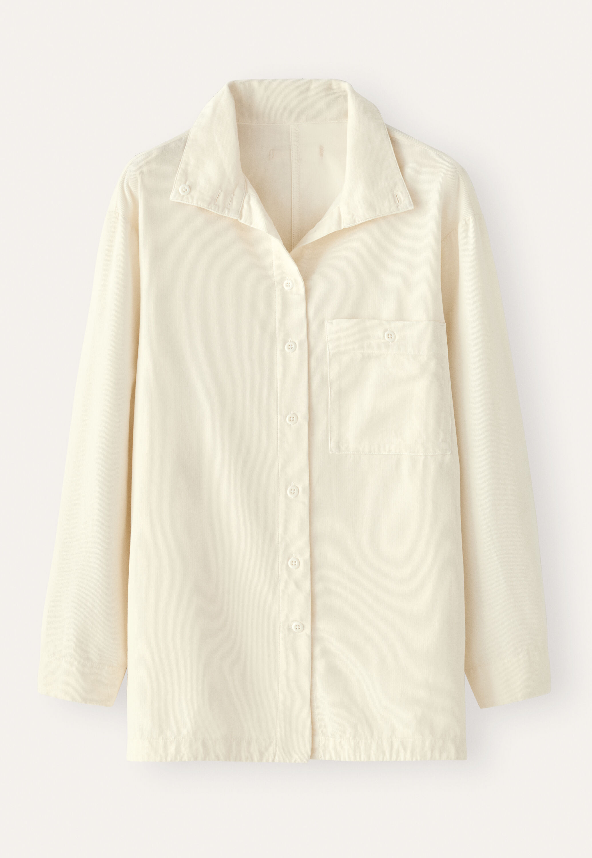 Bluse mit Trichterkragen
