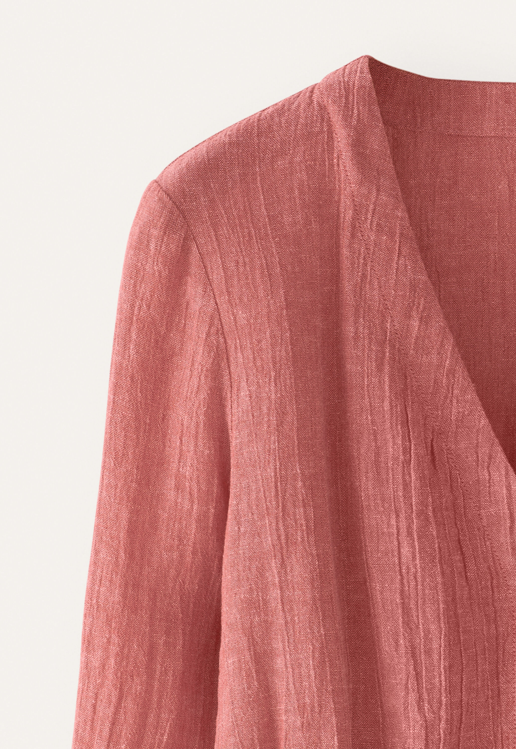 Bluse mit plissierter Taille