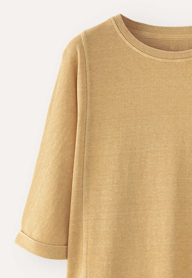 Top mit Teilungsn&auml;hten, Sandgelb, completeTheLook