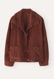 Cordjacke, Kastanienbraun, webstill