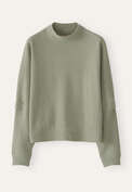Tuck sleeve sweatshirt, Washed sage, webstill
