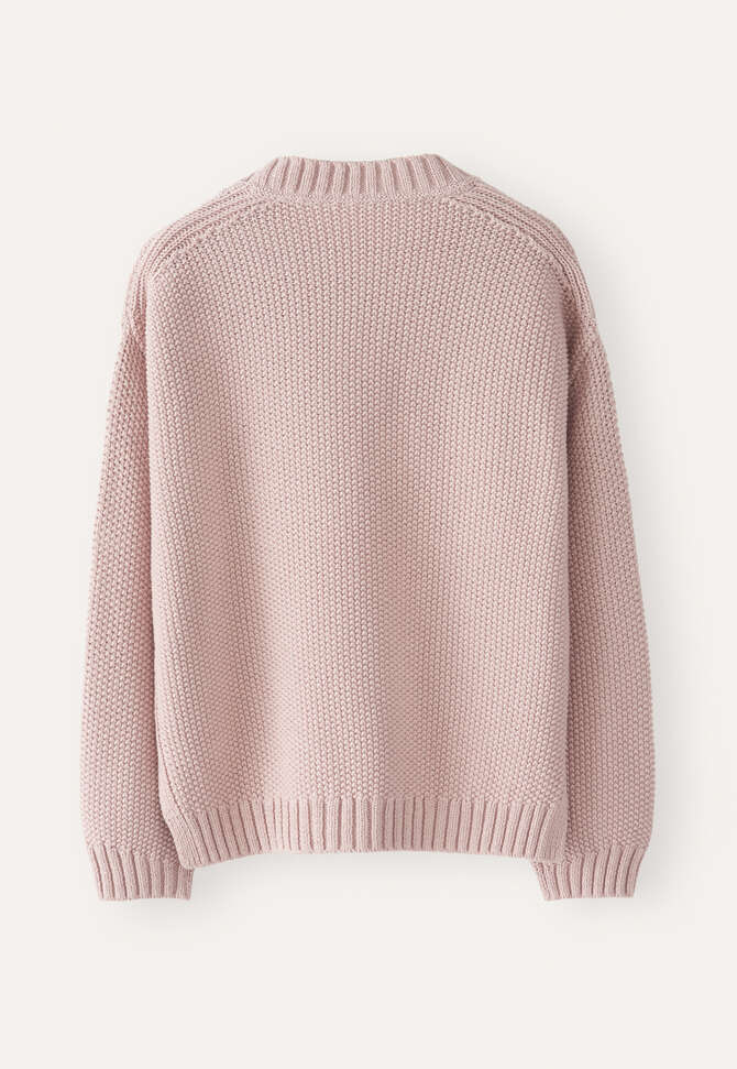 Perlmuster-Pullover, Wolkenrosa, completeTheLook