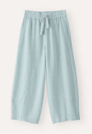 Hose mit Eins&auml;tzen, Blasses Mint, webstill
