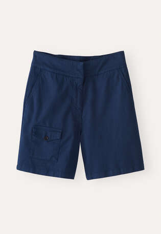 Shorts mit Taschendetail, Tinte, webstill