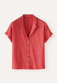 Jersey-Bluse, Korallenrosa, webstill
