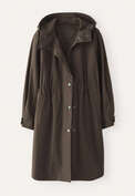Hooded parka, Cocoa, webstill