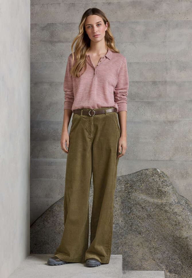 Pullover mit Kragen, Gefrostetes Rosa, completeTheLook
