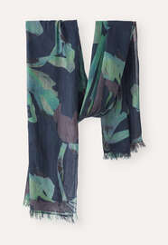 Bedruckter Pareo, Tinte/Jade, webstill