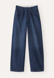 Jeans mit geradem Bein, Mitteldunkle Waschung, webstill