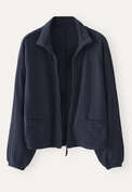 Zip-front jacket, Midnight, webstill
