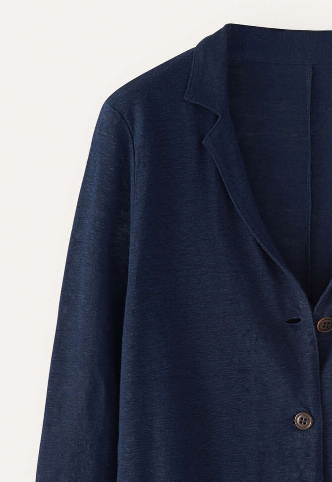 Jersey-Blazer, Blauschwarz, completeTheLook