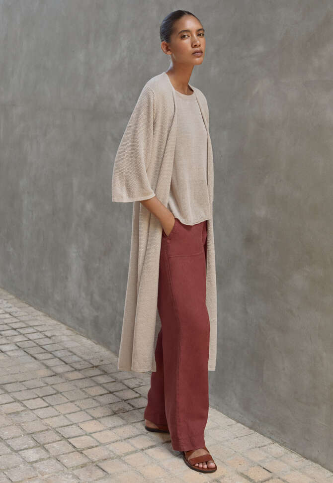 Verschlussloser Cardigan, Natur, completeTheLook