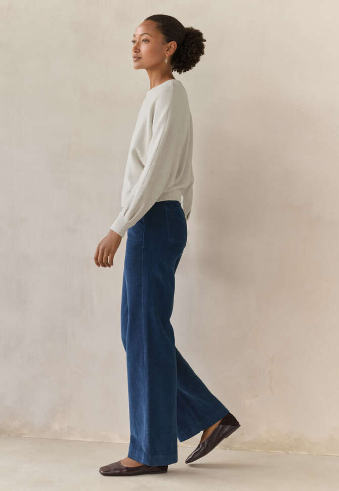 Hose mit weitem Bein, Dunkles Petrol, completeTheLook