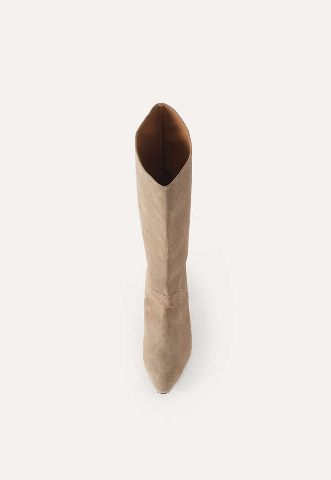 Lange Stiefel, Champignon, completeTheLook