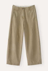 Denim darted jeans, Dunkeloliv, webstill