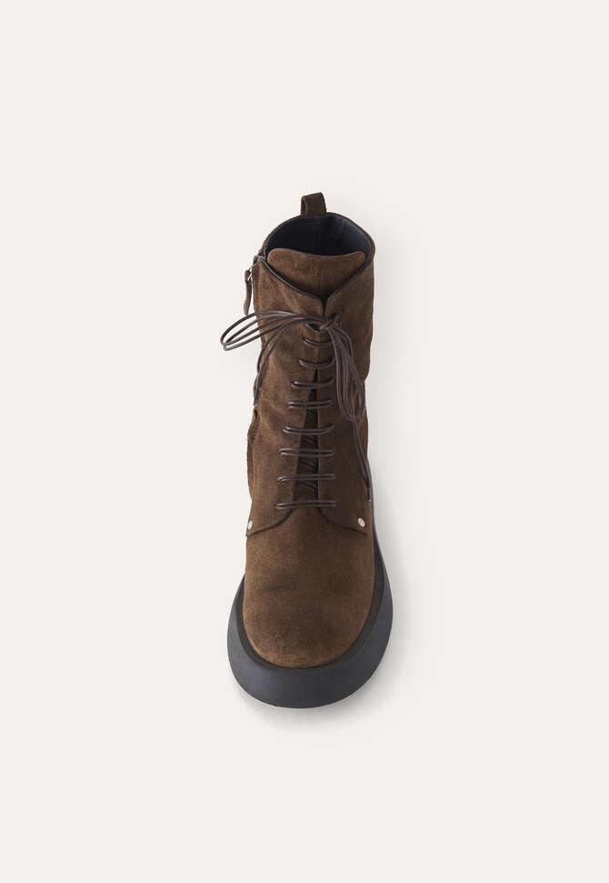 Schn&uuml;rstiefel, Braun, completeTheLook