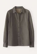 Raglan-sleeve blouse, Soft charcoal, webstill