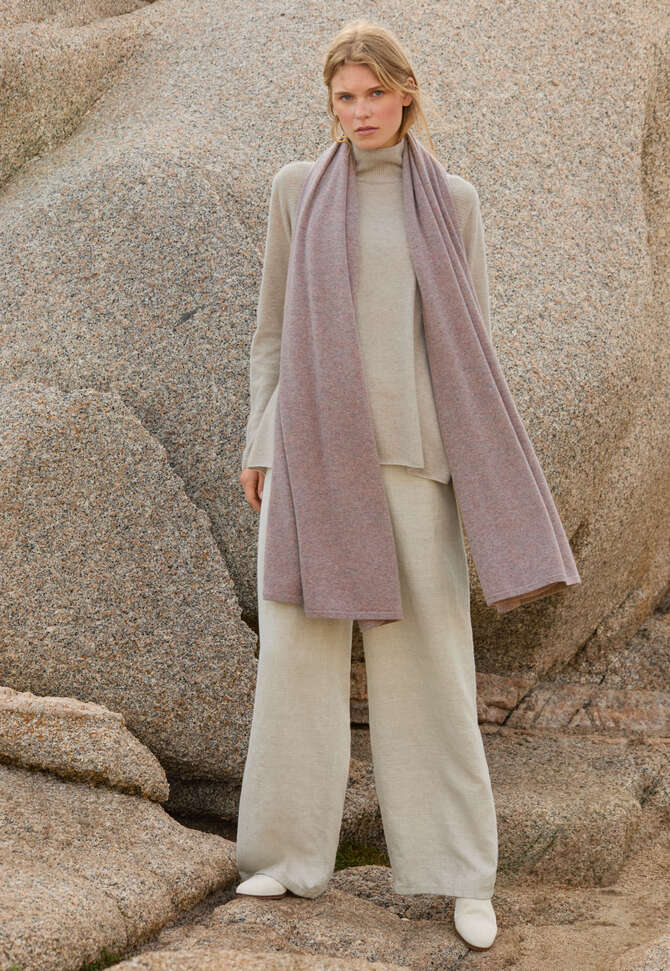 Wrap scarf, Lavender mauve, completeTheLook