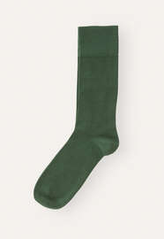 Fein gestrickte Socken, Waldgr&uuml;n, webstill