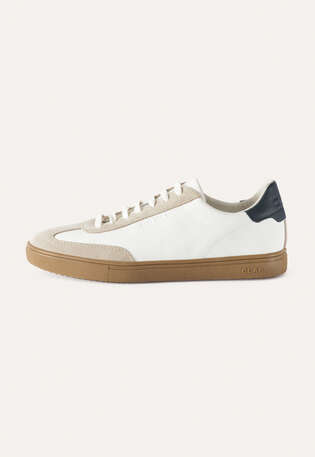 Sneaker mit Gummisohle, Wei&szlig;/Stein, webstill