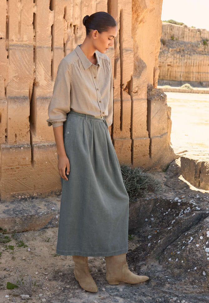 Karobluse, Mint/Taupe, completeTheLook