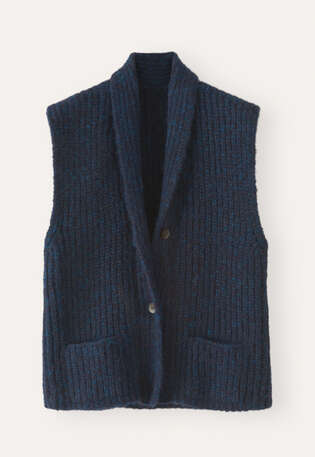 Cardigan mit Schalkragen, Dunkles Petrol, webstill