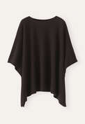 Knitted poncho, Ebony, webstill