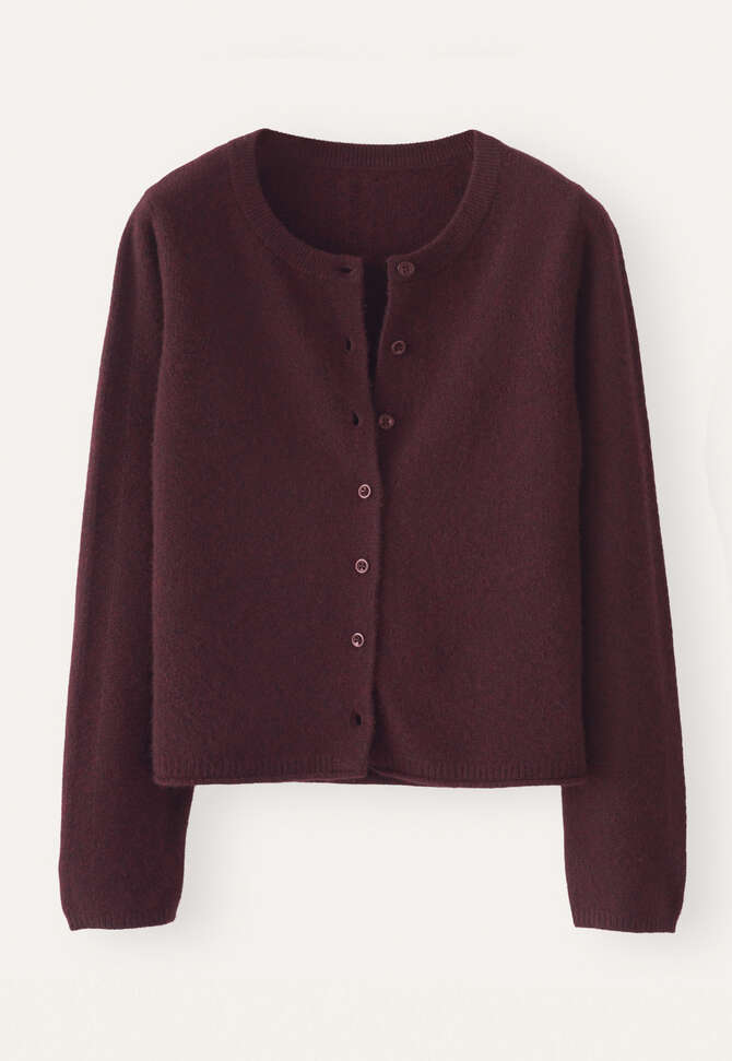 Durchgekn&ouml;pfter Pullover, Brombeere, completeTheLook